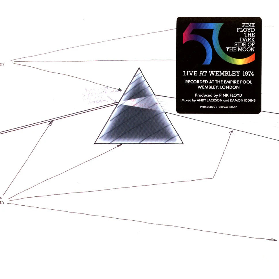 【日版CD】Pink Floyd《The Dark Side of the Moon -Live at Wembley 1974-》50週年紀念盤
