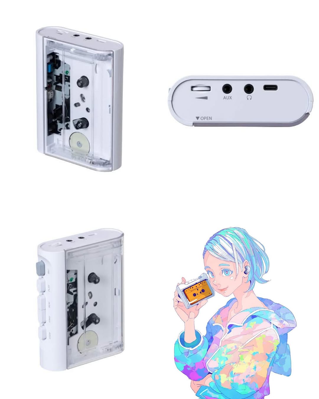 【硬體】AUREX AX-W10C (Walky) 藍芽卡帶隨身聽