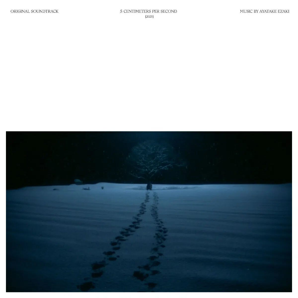 【日版CD】江﨑文武《5 Centimeters Per Second (2025) Original Soundtrack》秒速5厘米 真人電影原聲帶