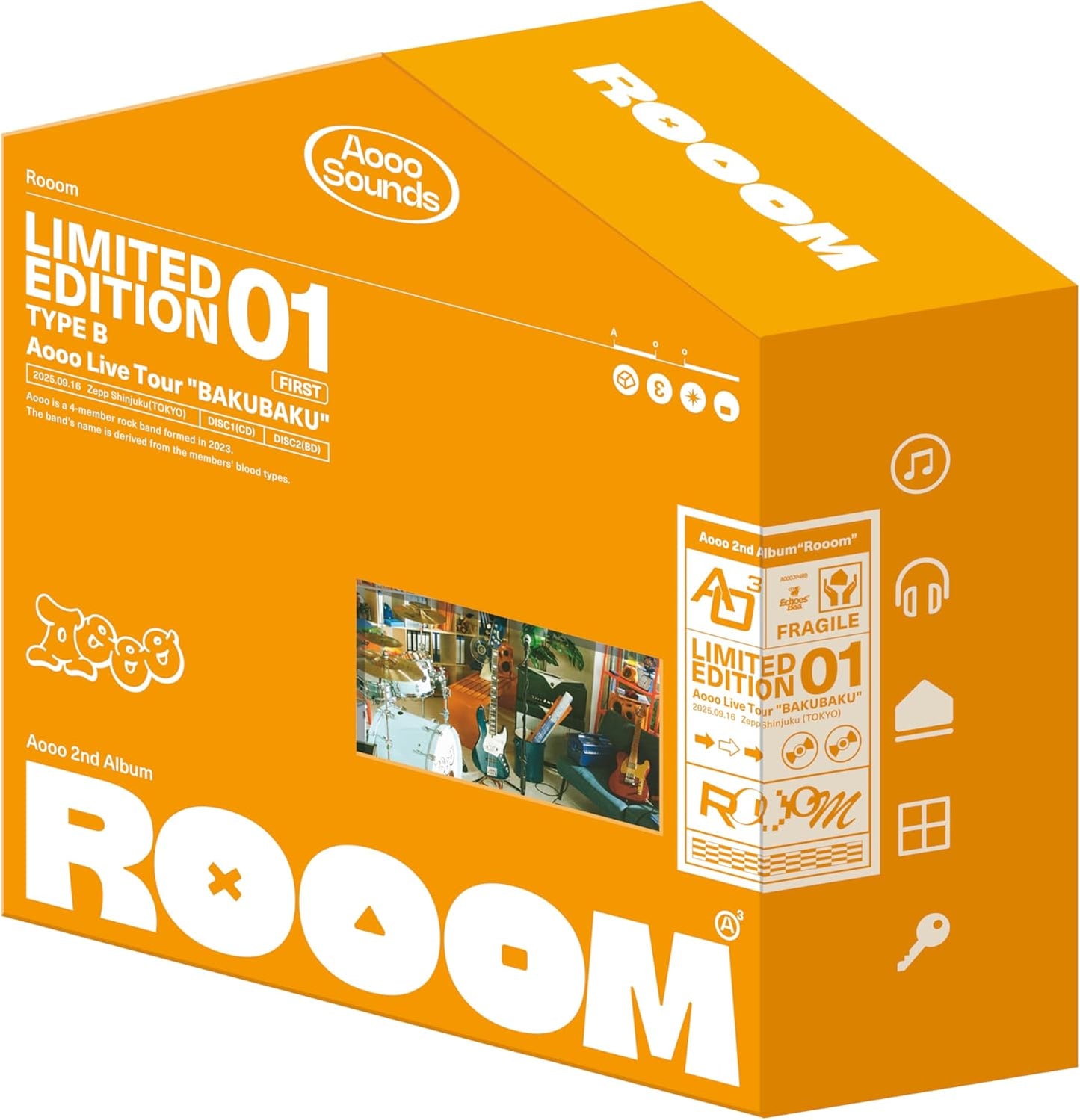 【日版CD】Aooo 第2張原創專輯《Rooom》