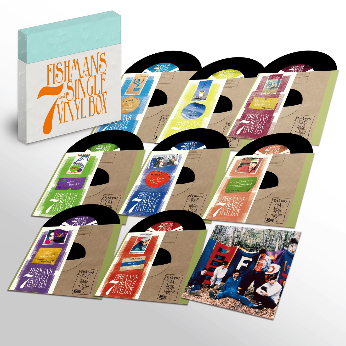 【日版黑膠】Fishmans《FISHMANS 7INCH. SINGLE VINYL BOX》