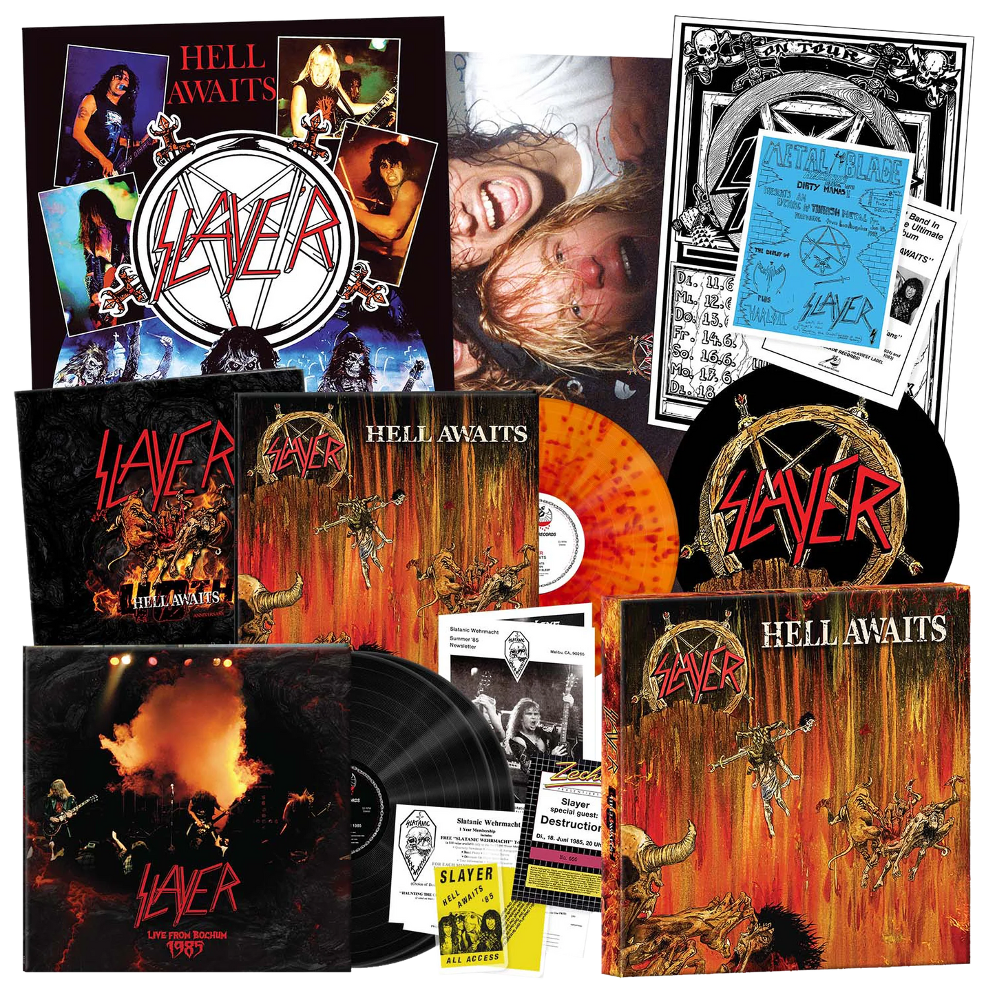 【黑膠】Slayer《Hell Awaits》40週年紀念 3LP Box set