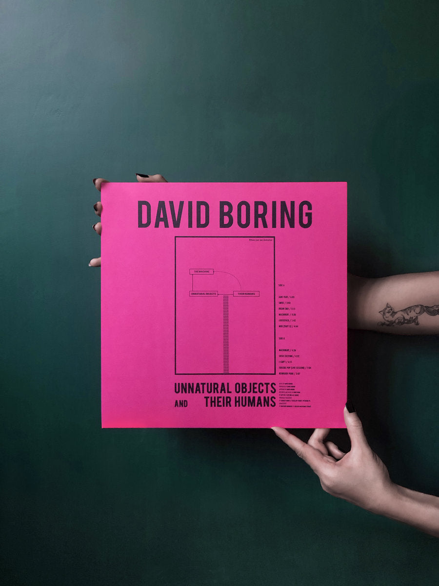 【黑膠】DAVID BORING《Unnatural Objects and Their Humans》限量彩膠 後龐克