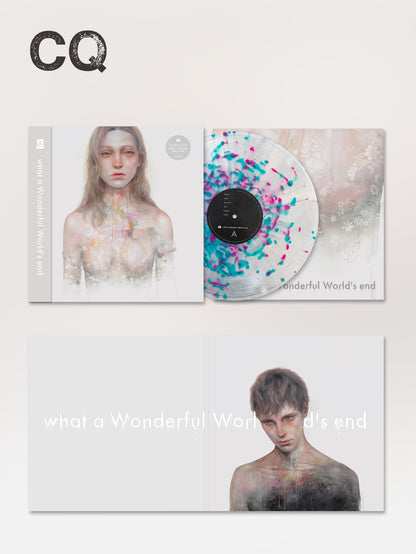 【黑膠】CQ《What a Wonderful World's End》藍粉潑墨彩膠 東京酒吐座 honeydip 分支團
