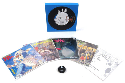 【日版黑膠 】STUDIO GHIBLI 7inch BOX 吉卜力經典動畫主題曲盒裝7吋單曲 風之谷、天空之城、龍貓