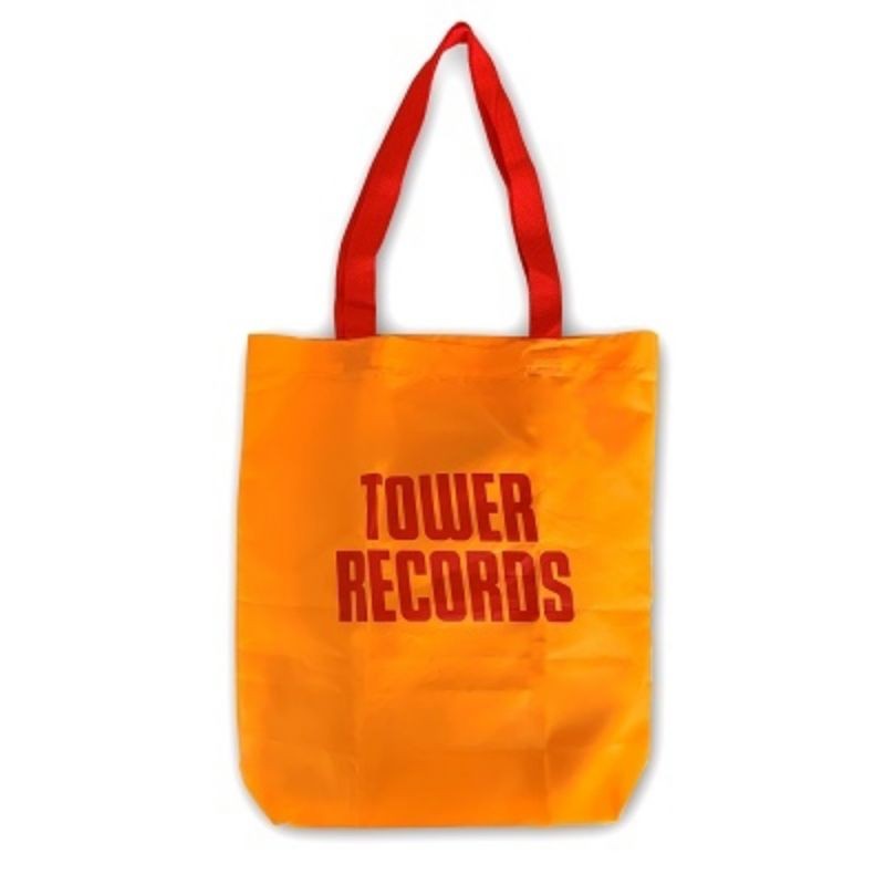 【唱片週邊】日本Tower Records 可摺疊收納肩背/手提/托特包 大小能放黑膠
