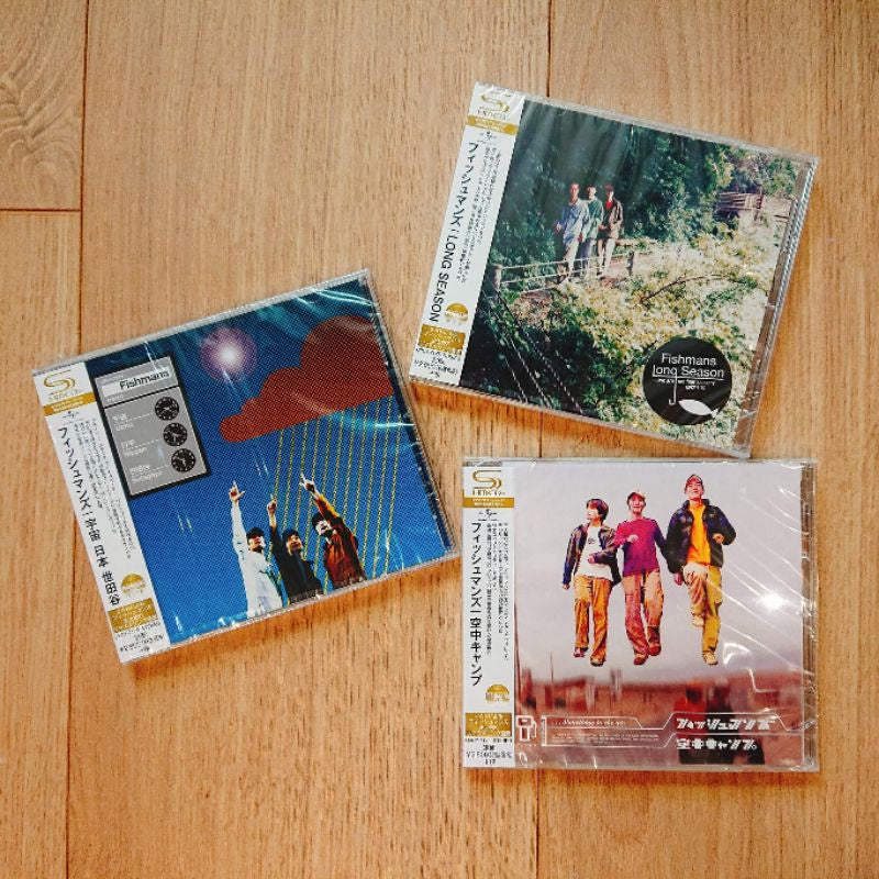 【日版CD】Fishmans《空中キャンプ》、《LONG SEASON》、《宇宙 日本 世田谷》高音質SHM-CD