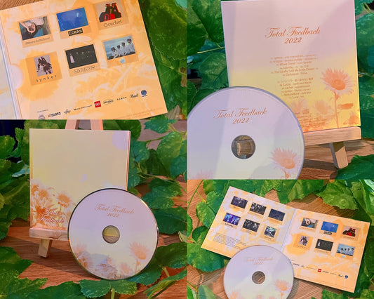 【日版CD】V. A.《Total Feedback 2022》日本瞪鞋合集 台灣樂團參與