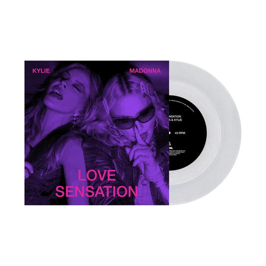 【黑膠】Madonna , Kylie Minogue《Love Sensation》7吋透明膠