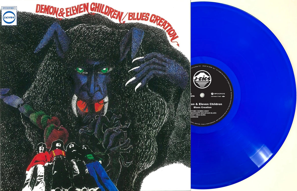 【日版黑膠】Blues Creation《Demon & Eleven Children 悪魔と11人の子供達》透明深藍彩膠