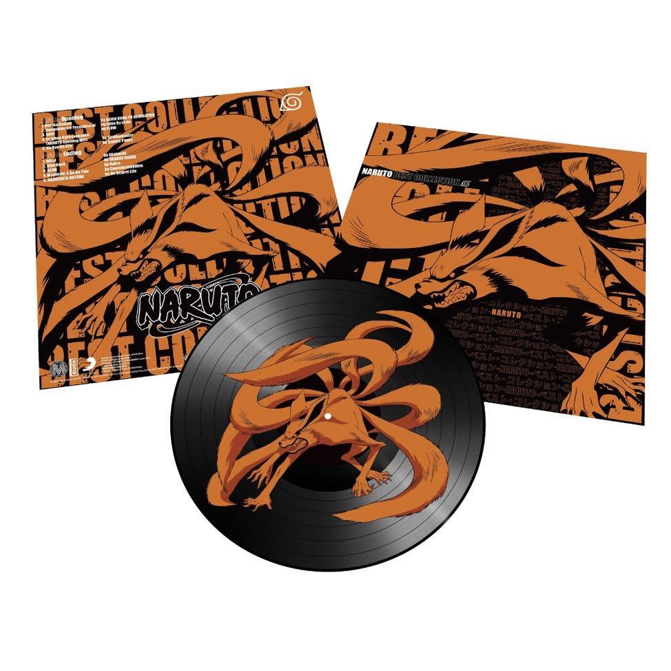【日版黑膠】V.A.《Naruto Best Collection》九尾 Picture Disc LP