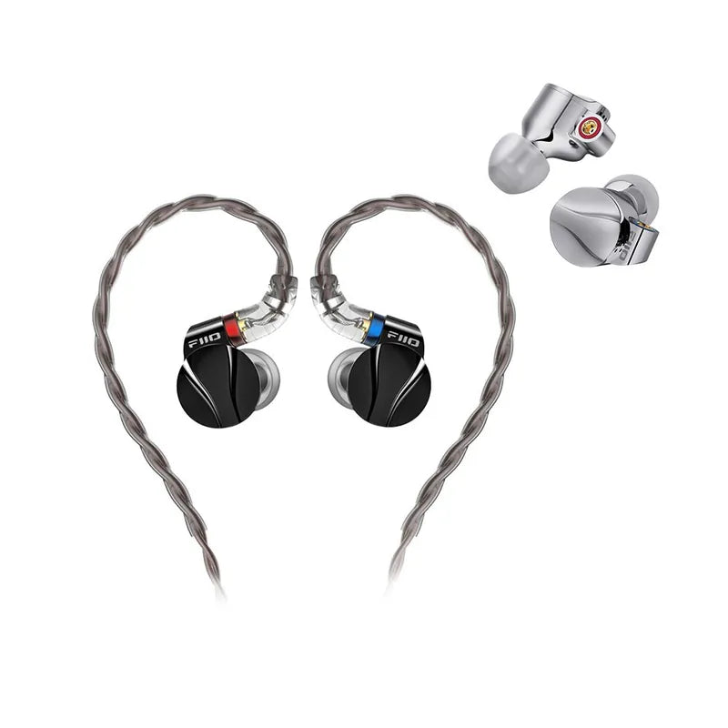 【耳機】FiiO FD15鋁鎂合金球頂振膜單動圈可換線耳機