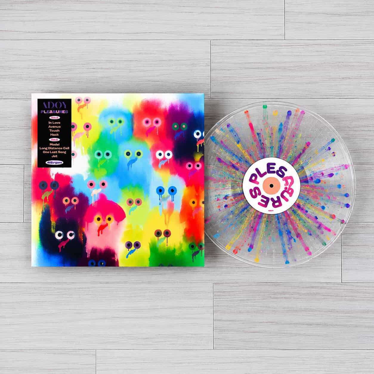 【黑膠】ADOY 《PLEASURES》台灣版限量透明彩膠