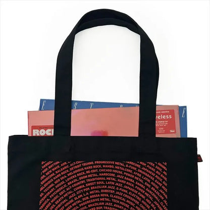 【周邊】diskunion 托特包 STAFF APRON TOTE - SUBGENRE款 黑色