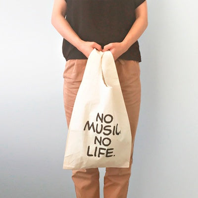 【唱片周邊】日本Tower Records 手提包 NO MUSIC, NO LIFE