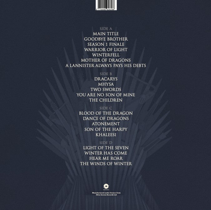 【黑膠】布拉格城市愛樂《Music of Game of Thrones》權力遊戲 冰與火之歌 電視原聲帶 2LP 白色彩膠