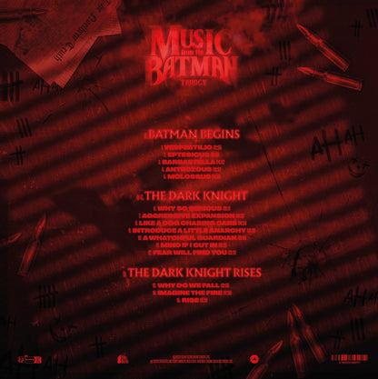 【黑膠】London Music Works《Music from Batman》蝙蝠俠 電影配樂 2LP 紅色彩膠