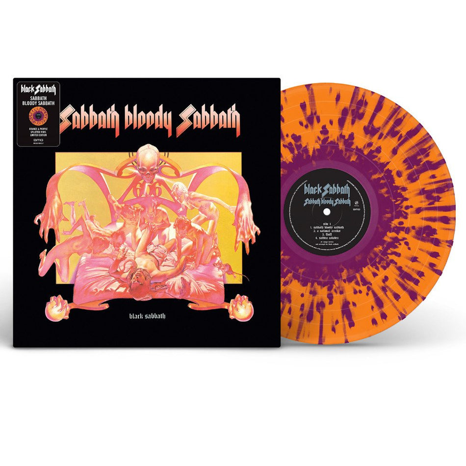【黑膠】Black Sabbath《Sabbath Bloody Sabbath》 限定飛濺橘紫膠