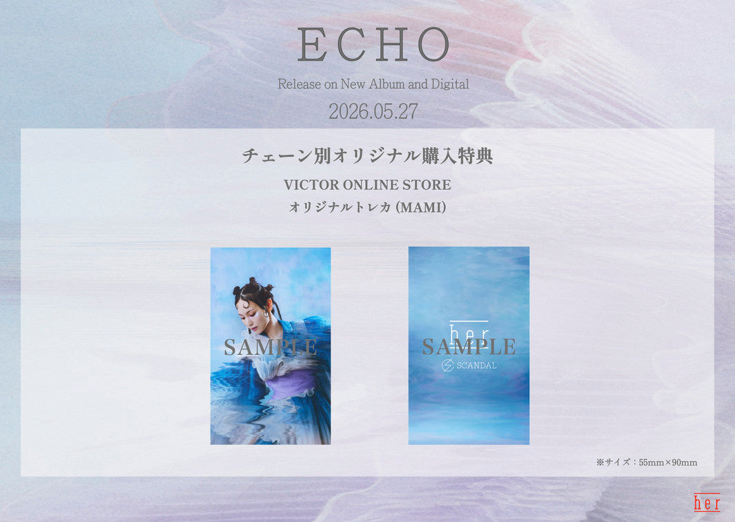 【日版CD】SCANDAL《ECHO》初回限定盤A (CD+Blu-ray) 含特典小卡
