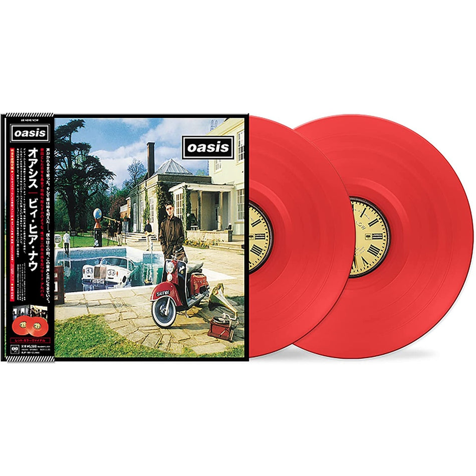 【日版黑膠】Oasis《Be Here Now》完全生産限定盤 限量2000張 紅色雙彩膠 日文側標