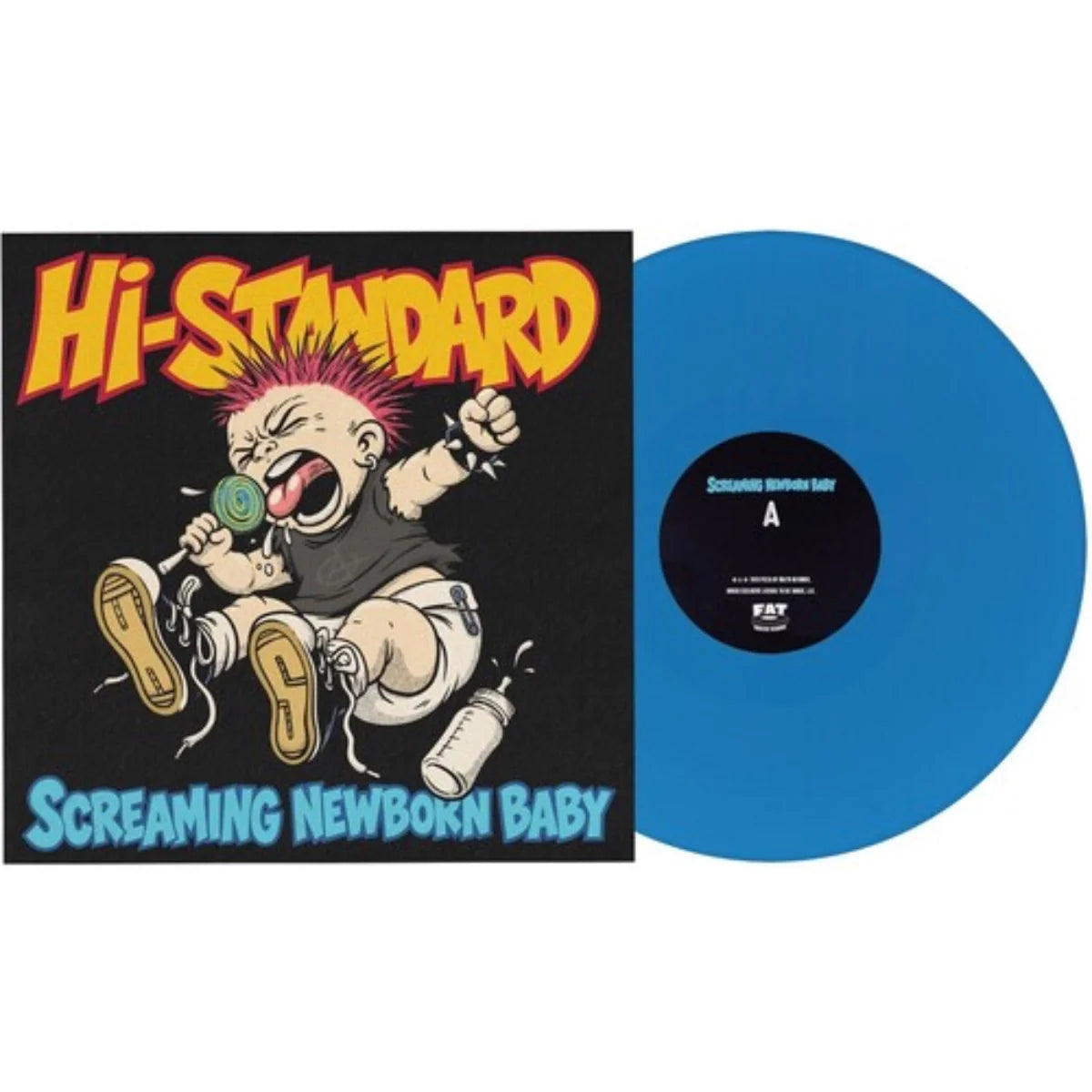 【黑膠】Hi-STANDARD《Screaming Newborn Baby》藍色彩膠