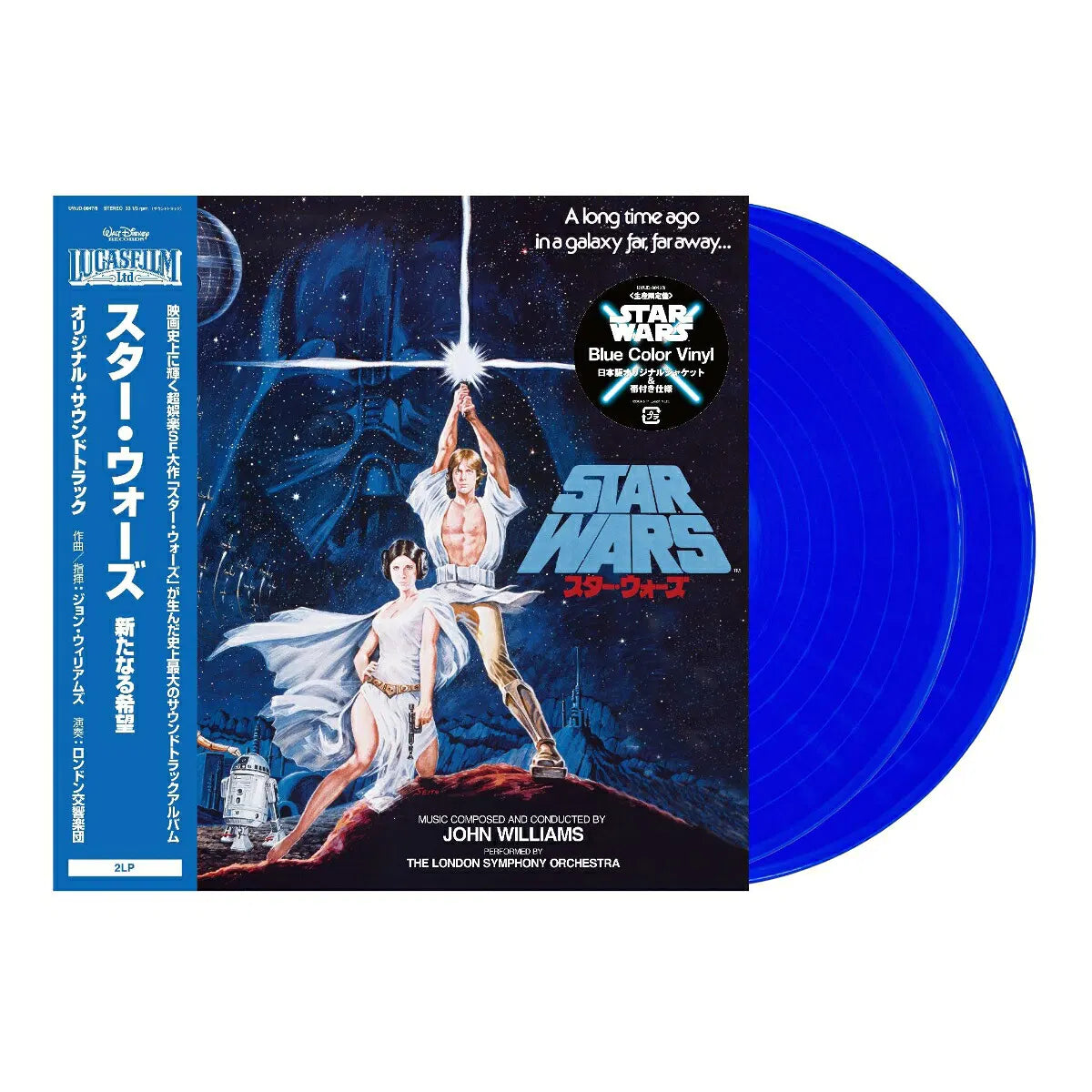 【日版黑膠】John Williams《Star Wars: A New Hope Original Motion Picture Soundtrack》星際大戰四部曲：曙光乍現 藍色彩膠2LP