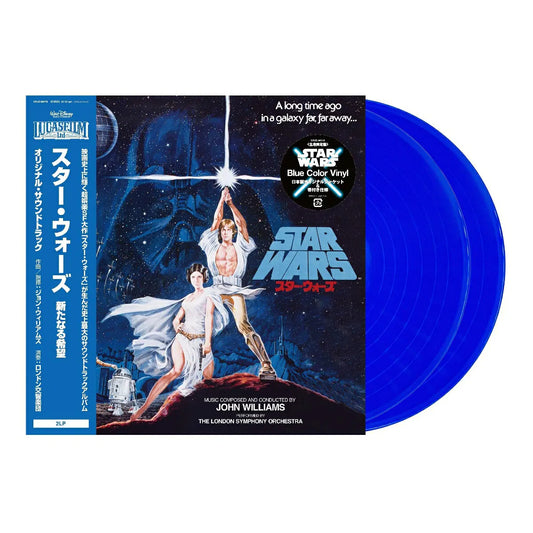 【日版黑膠】John Williams《Star Wars: A New Hope Original Motion Picture Soundtrack》星際大戰四部曲：曙光乍現 藍色彩膠2LP