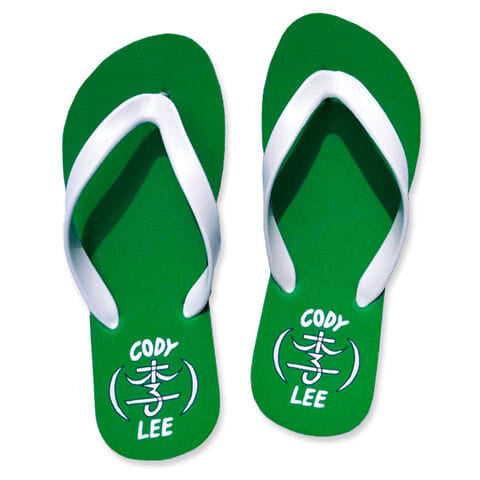 【日本樂團周邊】Cody・Lee(李) 官方 logo 夾腳拖 人字拖 涼鞋