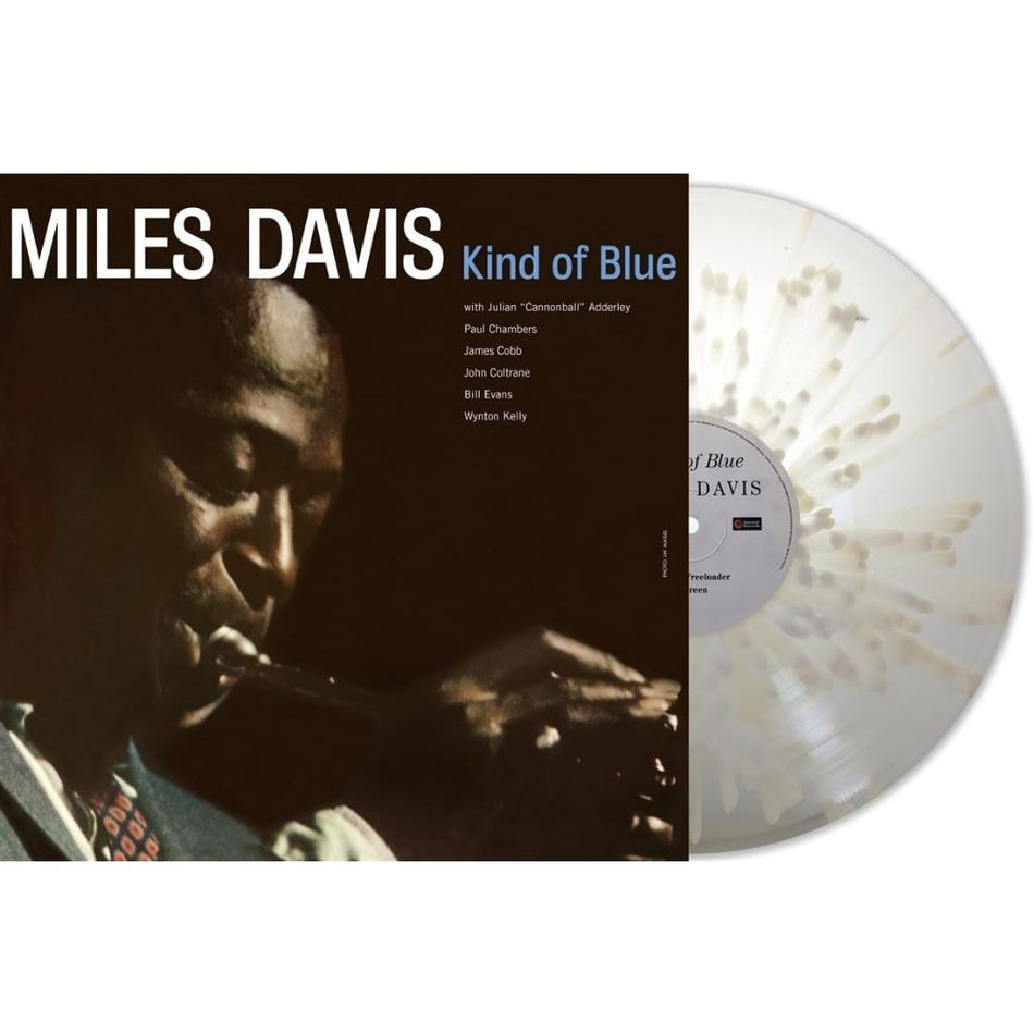 【歐版黑膠】Miles Davis《Kind Of Blue》限量潑濺白色透明膠 爵士經典銘盤