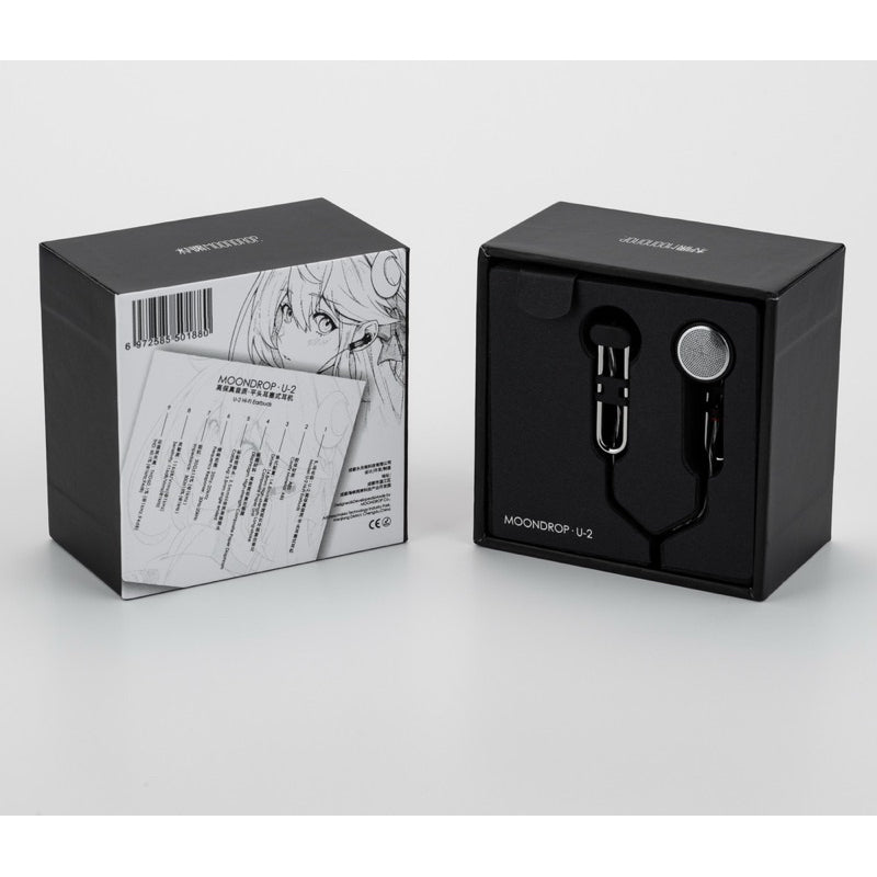 【耳機】MoonDrop 水月雨 U-2 U2 平頭式 平頭塞 耳塞式 台灣公司貨2年保固
