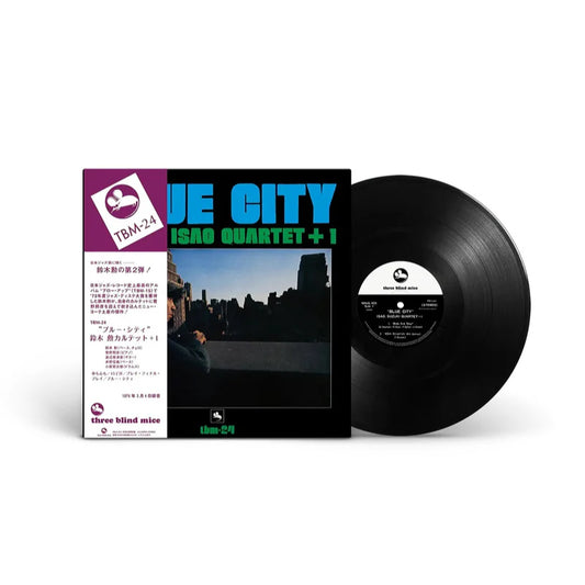 【日版黑膠】鈴木勲カルテット+1《Blue City》日本爵士 ISAO SUZUKI QUARTET
